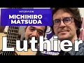 Lagu Michihiro Matsuda luthier interview during the Sound Messe Osaka 2019 guitar show