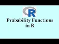 R programming - Probability functions in R