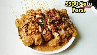 500 Rupiah Pertusuk Lebih Enak Dari Daging | Sate Tahu, WAJIB DICOBA | Satay tofu || MASAKAN ENAK