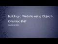 Building a Website using Object Oriented PHP 18