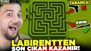 (SİLAHLI KAPIŞMA!) LABİRENTTEN SON ÇIKAN KAZANIR! PUBG Mobile