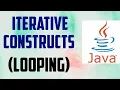 Iterative Constructs in Java Looping Class 9 ICSE