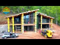 Download Lagu Construction of a MEGA sized Modern Home P96