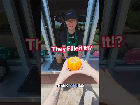 I Took Starbucks “Any Cup” Rule Too Far #bikerboy #biketok #pumpkinspicelatte #starbucks #funny