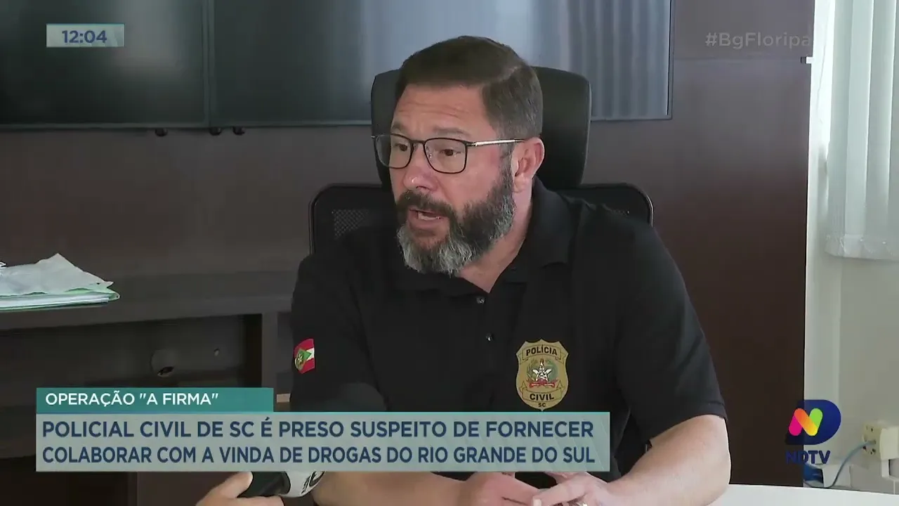 Operação prende policial civil de SC suspeito de colaborar com o tráfico de drogas entre RS e SC