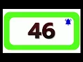 46 Seconds Countdown Timer With Sound Effect COLOR 4K 1080