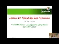 CS103 Lecture 20