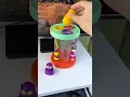 Kibtoy Shape Sorter Sorting Toy Fun Sounds and Bead Maze with 3 Owls and Colorful Shapes