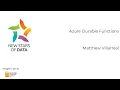 Matthew Villarreal - Azure Durable Functions