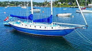 DIRT CHEAP & Unique 44′ DREAM Schooner [4K Tour] Learning the Lines