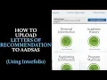 How to Transfer Letters of Recommendation From Interfolio to AADSAS