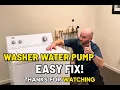 Whirlpool Washer Drain Pump Replacement - EASY FIX STEP BY STEP