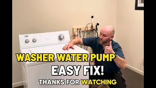 Whirlpool Washer Drain Pump Replacement - EASY FIX STEP BY STEP