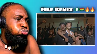 nigerian react to kwame vybz ft kwesi arthur fire remix official video 