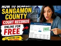 How to search Sangamon County court records online for free