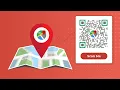 Google Map QR Code Share Location via Print Media