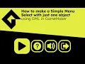 How to make a Simple Menu Screen in GameMaker with GML