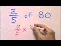 Finding a Fraction of a Number