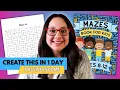 Create Kids Maze Book using Canva Magic Media and Generator