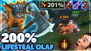 I AM ACTUALLY UNKILLABLE | 0 TO FULL HP WITH 1 AUTO | 200% LIFESTEAL OLAF - BunnyFuFuu