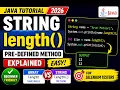 359 length predefined method of String class in Java Selenium Java 2026