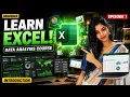 Microsoft Excel Data Analysis Course Episode 1 Introduction to Microsoft Excel Beginner s Guide