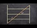 Finding the Value of x by Using Angle Relationships of Parallel Lines