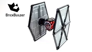 Lego Star Wars 75101 First Order Special Forces TIE fighter - Lego Speed Build