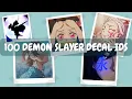 100 Demon Slayer Decal IDs for high