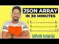 UiPath Json Array Deserialize Json Array UiPath UiPath Json deserialize UiPath Tutorial