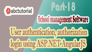 SMS-18 User authentication authorization and login using ASP NET C AngularJS Javascript JQUERY