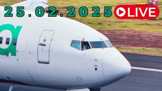 LIVE ACTION From Madeira Island Airport 25.02.2025