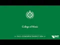 Music UNT Commencement Fall 2024