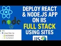 Lagu Deploy React Frontend \u0026 Node.js Backend on IIS Server using Sites