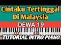 Download Lagu DEWA 19 - Cintaku Tertinggal Di Malaysia (Intro Piano Tutorial)