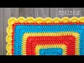 Crochet Easy Shell Border for a Blanket Scarf and Shawl
