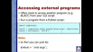 Biocomputing II CGI scripting Part 3
