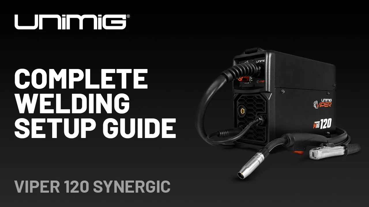 VIPER 120 SYNERGIC - Complete Welding Setup Guide - YouTube thumbnail