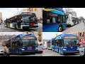 NYCT Bus Bx35 Bus Action along 167th Street and El Grant Hwy New Flyer XD60 XN60 Novabus LFSA