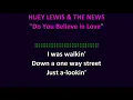 Huey Lewis & The News - Do You Believe In Love