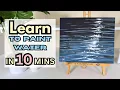 EASY Beginner s Guide How to Paint Water in Acrylics in Under 10 Mins
