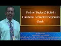 Tuples and Built in Functions