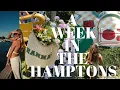 week in the life in the hamptons hotel lobby candle brand trip more