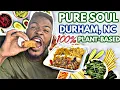 HIGHEST RATED Vegan Restaurant In Durham Nc Pure Soul NC Food Review 2021 Vegan Food Vlog