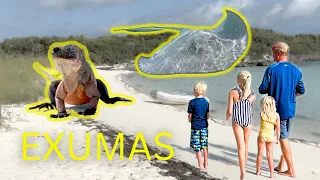 Ep. 24 IGUANAS, STINGRAYS, ROUGH SEAS…. OH MY!   We have made it to the EXUMAS!!!