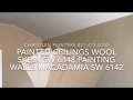 Painted Ceilings Wool Skein SW 6148 Painting Walls Macadamia SW 6142 by Christian Painters