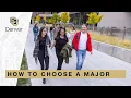 How to Choose a Major at CU Denver