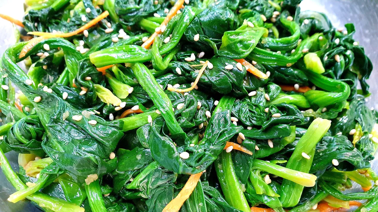 시금치무침