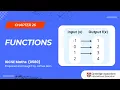 IGCSE Maths 0580 - Chapter 26 Functions