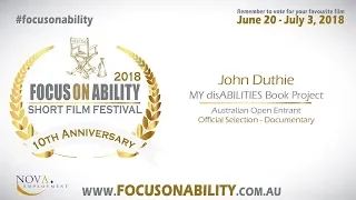 MY disABILITIES Book Project film thumbnail